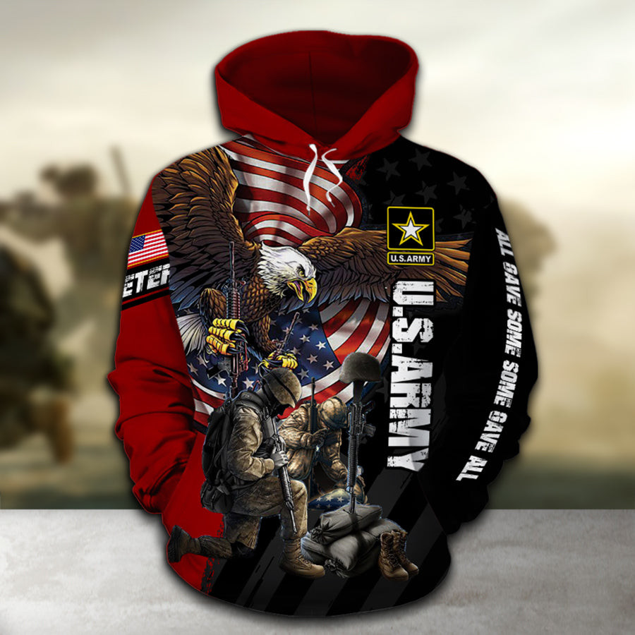 Armed Forces Army Military VVA Vietnam Veterans Day Gift For Father Dad Christmas Hoodie