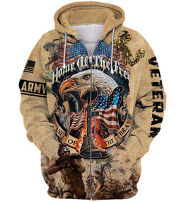 Armed Forces Army  Military VVA  Veterans Day America Hoodie