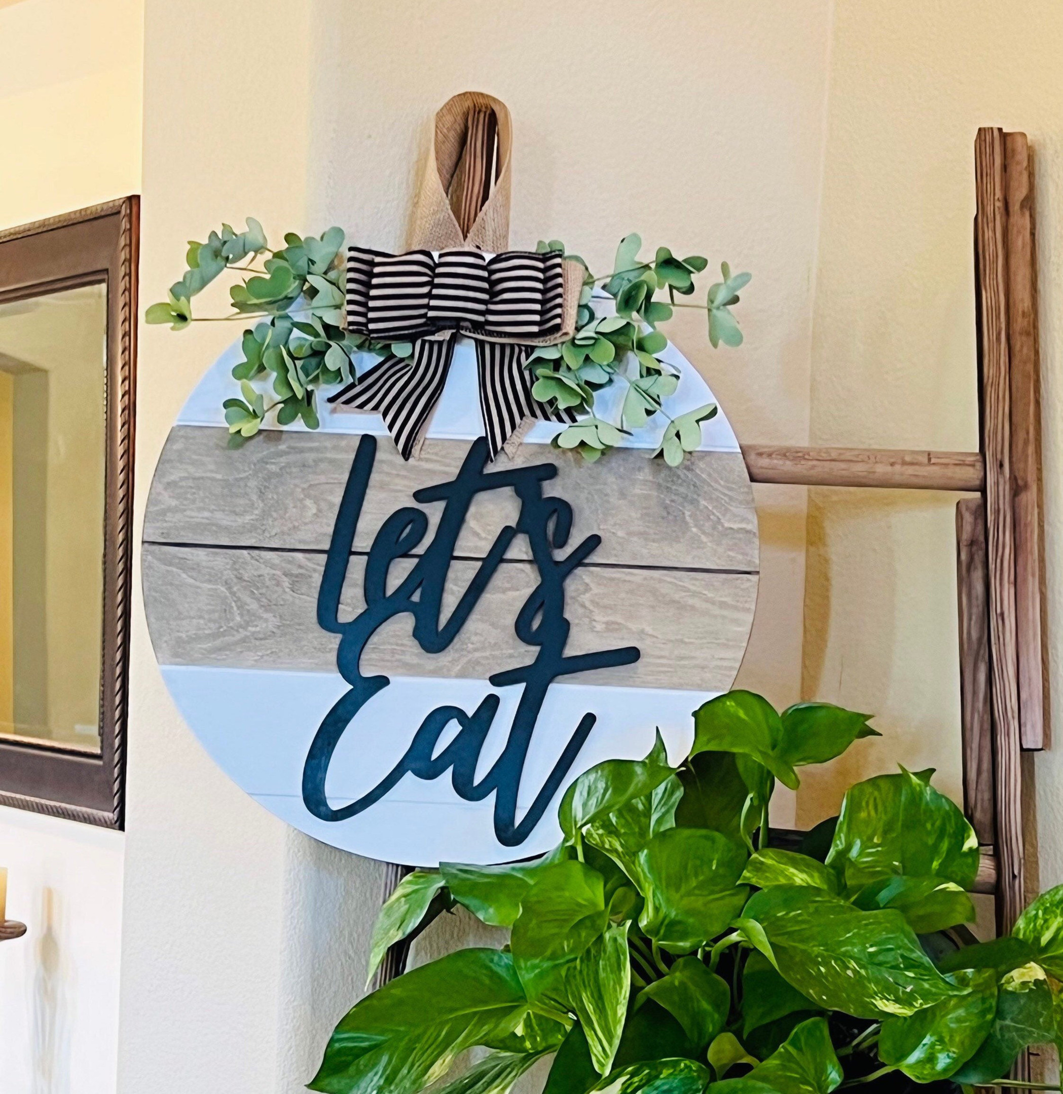 Kitchen Farmhouse Sign, Kitchen Wall Decor, Kitchen Wall Hanging ...