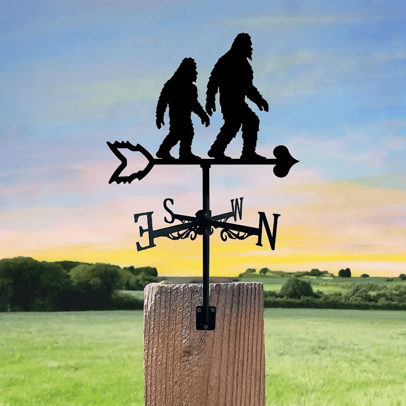 Freaky Weathervane Funny Gorilla Weather Vane Home Rooftop Wind Vane Decor Laser Cut Metal ...