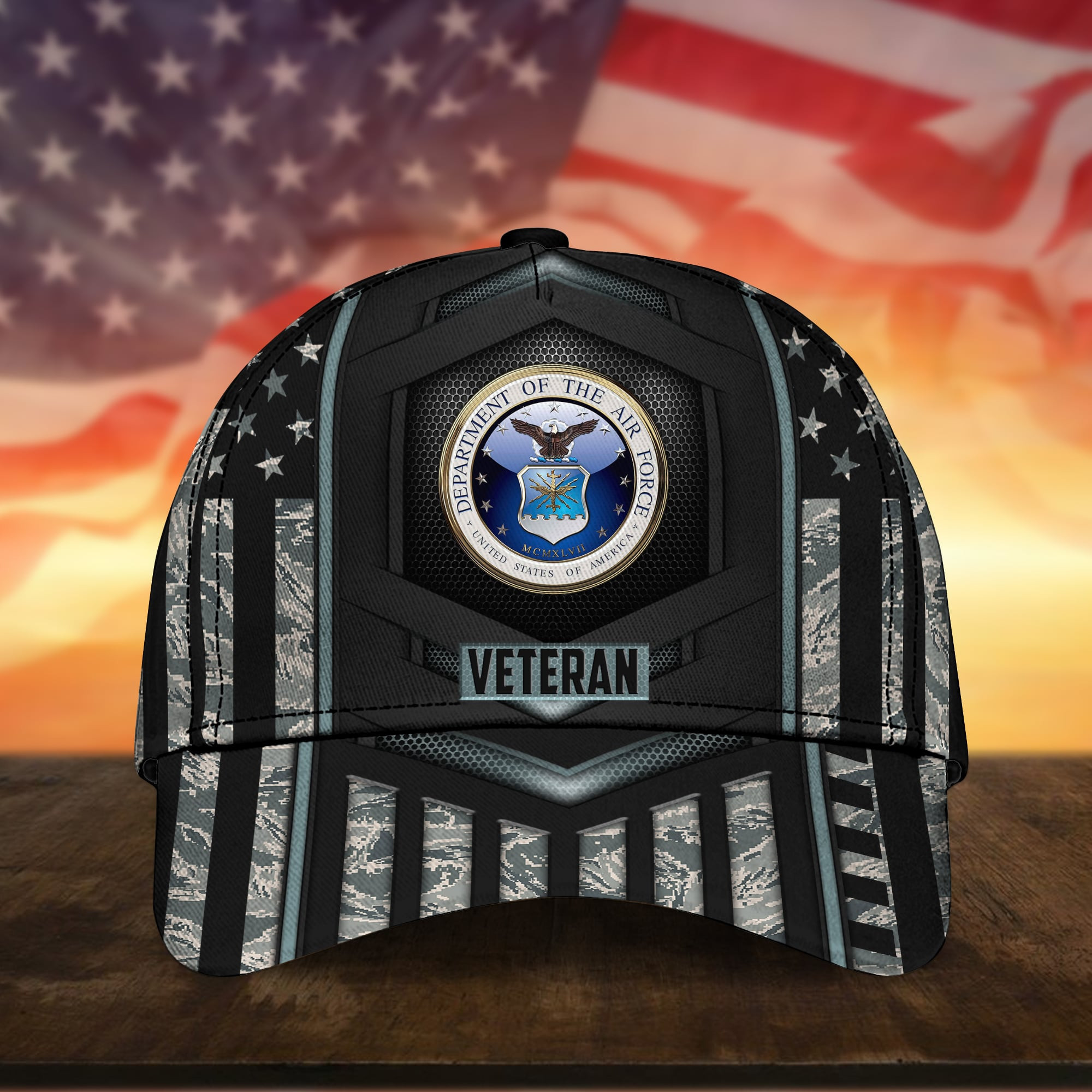 Camor Soliders U.S Air Force Veteran Cap Camor Cap - Aeticon