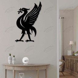 Liverpool Fc Metal Wall Art, You'll Never Walk Alone Metal Sign Wall Decor, Cut Metal Sign, Metal Wall Art, Metal House Sign Laser Cut Metal Signs Custom Gift Ideas 14x14IN