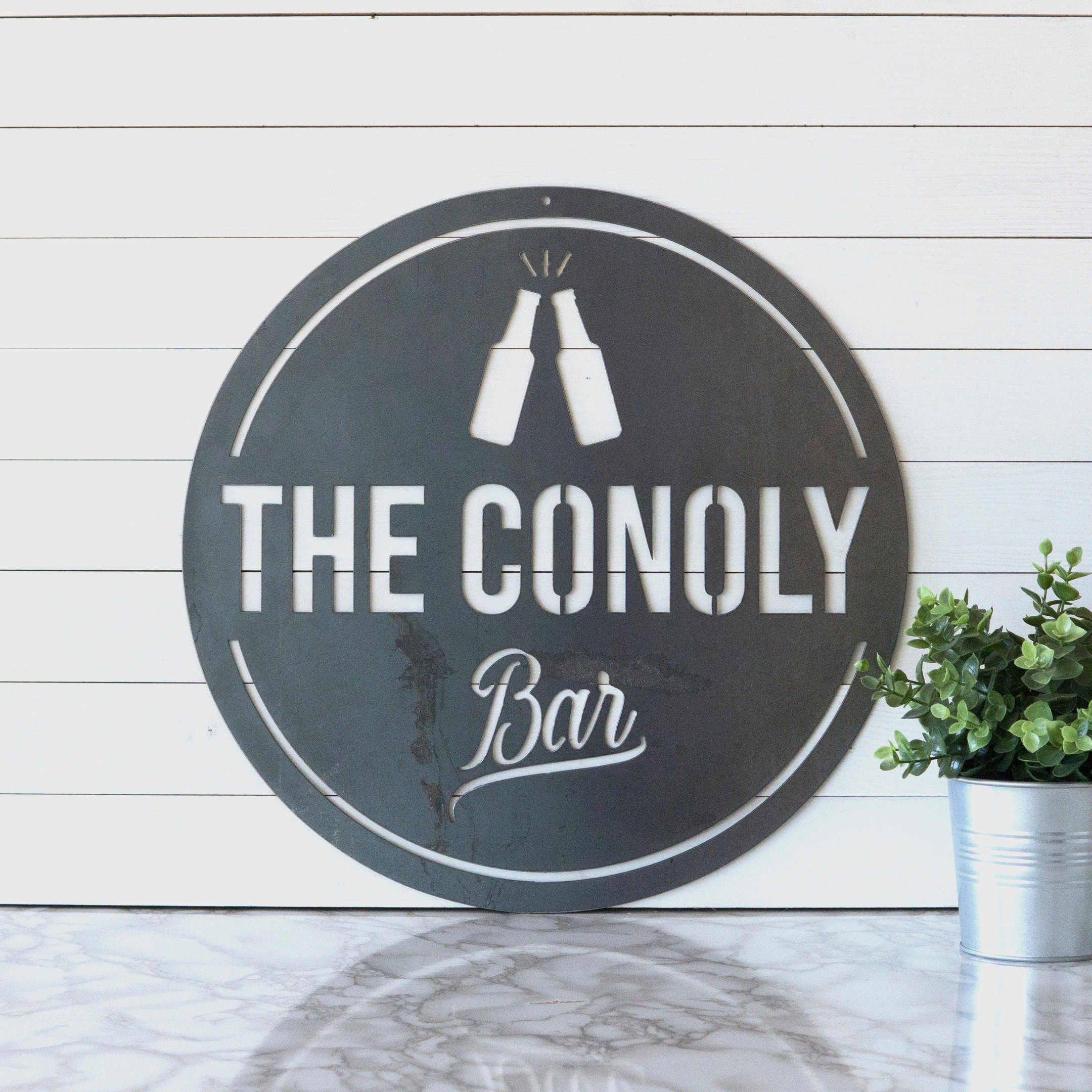 Custom Bar Sign, Home Bar Sign, Man Cave Sign, Personalized Bar Sign ...