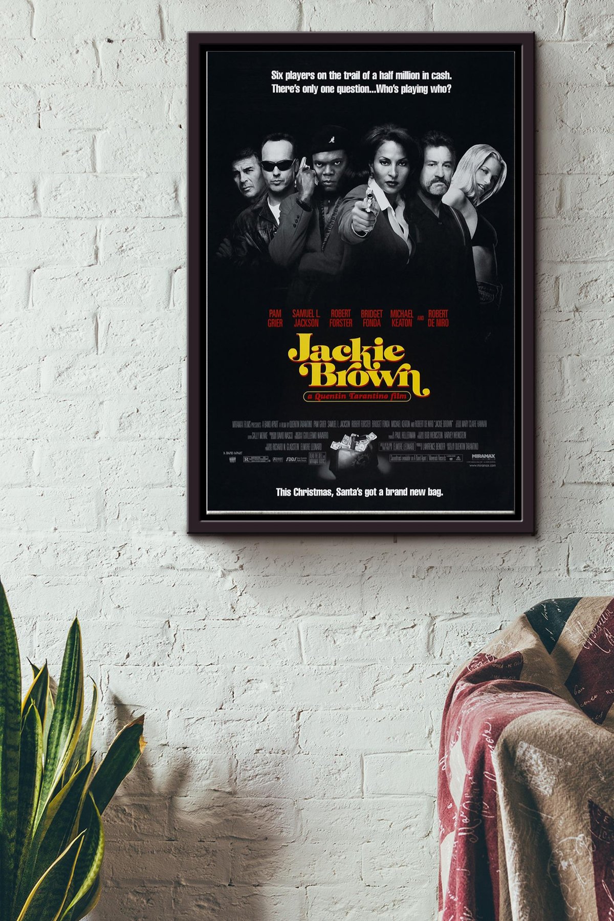 Jackie Brown Canvas Movie Framed Matte Canvas Framed Prints, Canvas Paintings Framed Matte Canvas 8x10