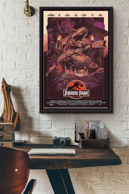Jurassic Park Dinosaur Ruled The Earth For Fan Canvas Framed Matte Canvas Framed Matte Canvas 12x16