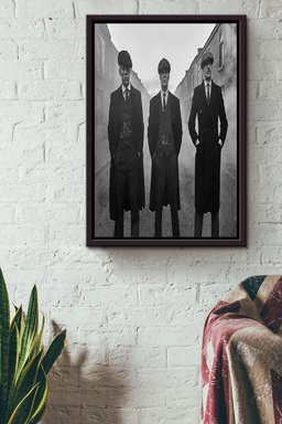 Peaky Blinders Movie Gift For Shelby Brothers Fan, Netflix Lover, Detective Film Fan Framed Canvas Framed Prints, Canvas Paintings Framed Matte Canvas 12x16