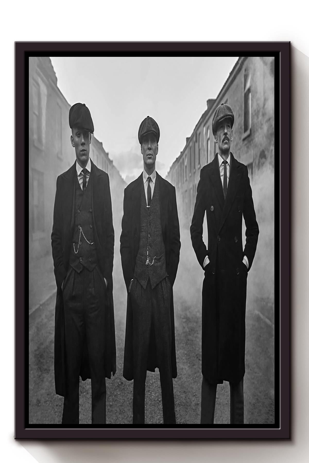 Peaky Blinders Movie Gift For Shelby Brothers Fan, Netflix Lover, Detective Film Fan Framed Canvas Framed Prints, Canvas Paintings Framed Matte Canvas 8x10