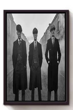 Peaky Blinders Movie Gift For Shelby Brothers Fan, Netflix Lover, Detective Film Fan Framed Canvas Framed Prints, Canvas Paintings Framed Matte Canvas 8x10