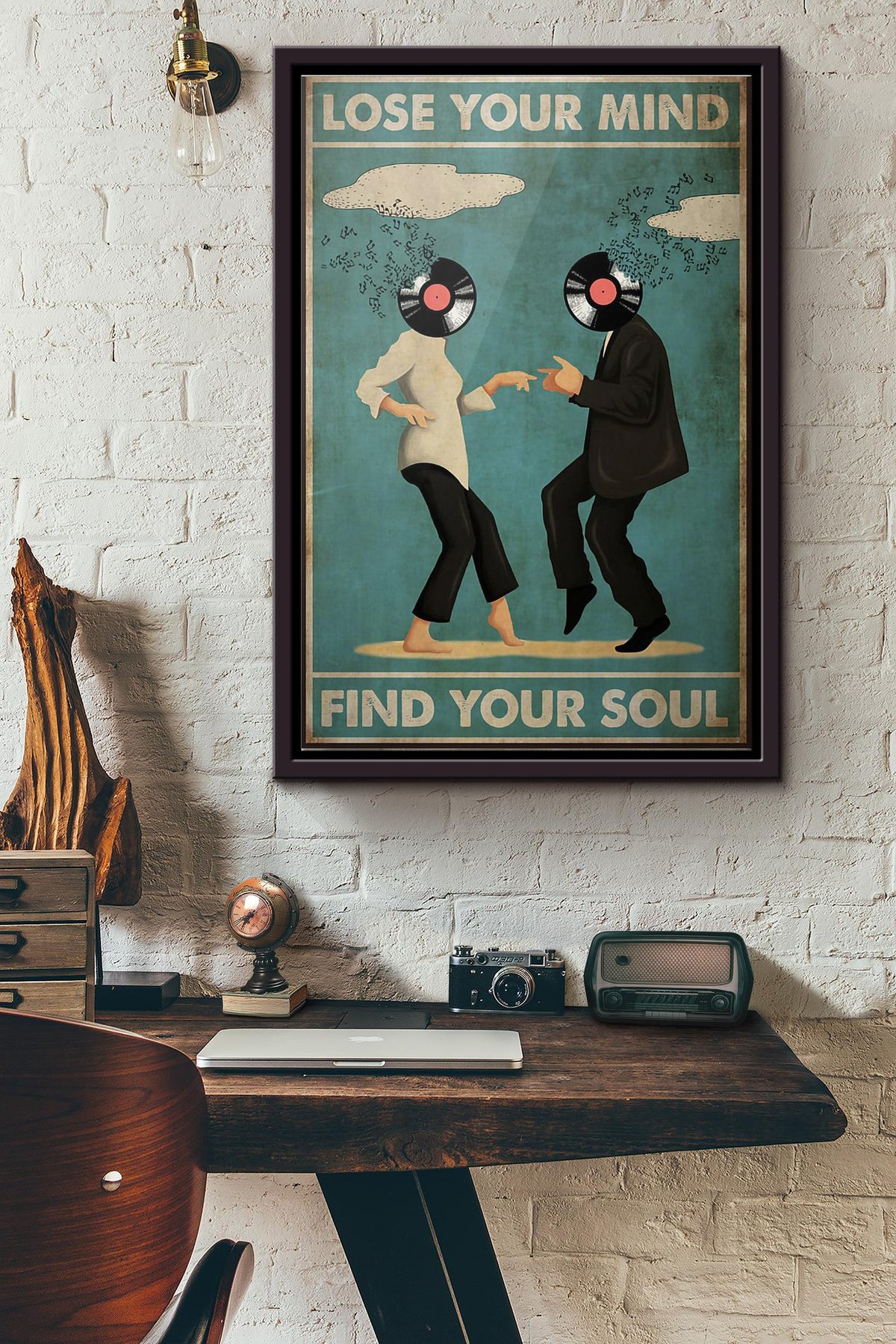 Pulp Fiction Lose Your Mind Find Your Soul Canvas Framed Matte Canvas Framed Matte Canvas 8x10