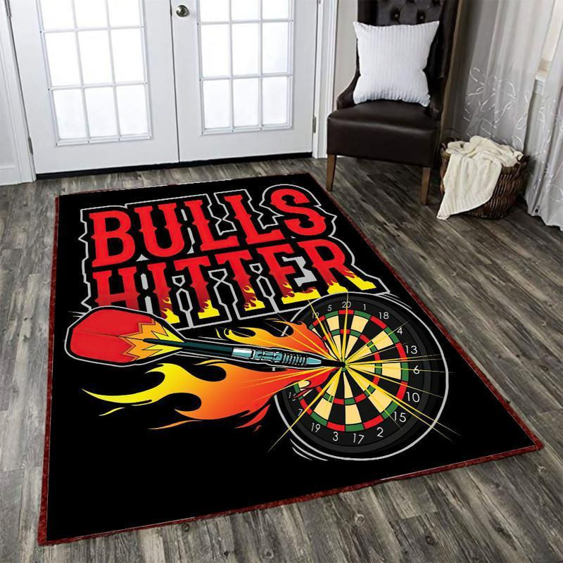 Bulls Hitter Darts Area Rug Carpet | Aeticon Print - Aeticon