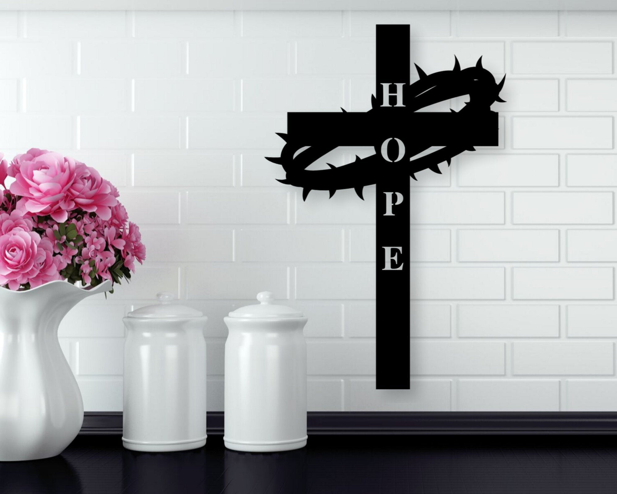Custom Metal Cross Metal Cross Metal Cross Wall Decor Metal Cross Art ...