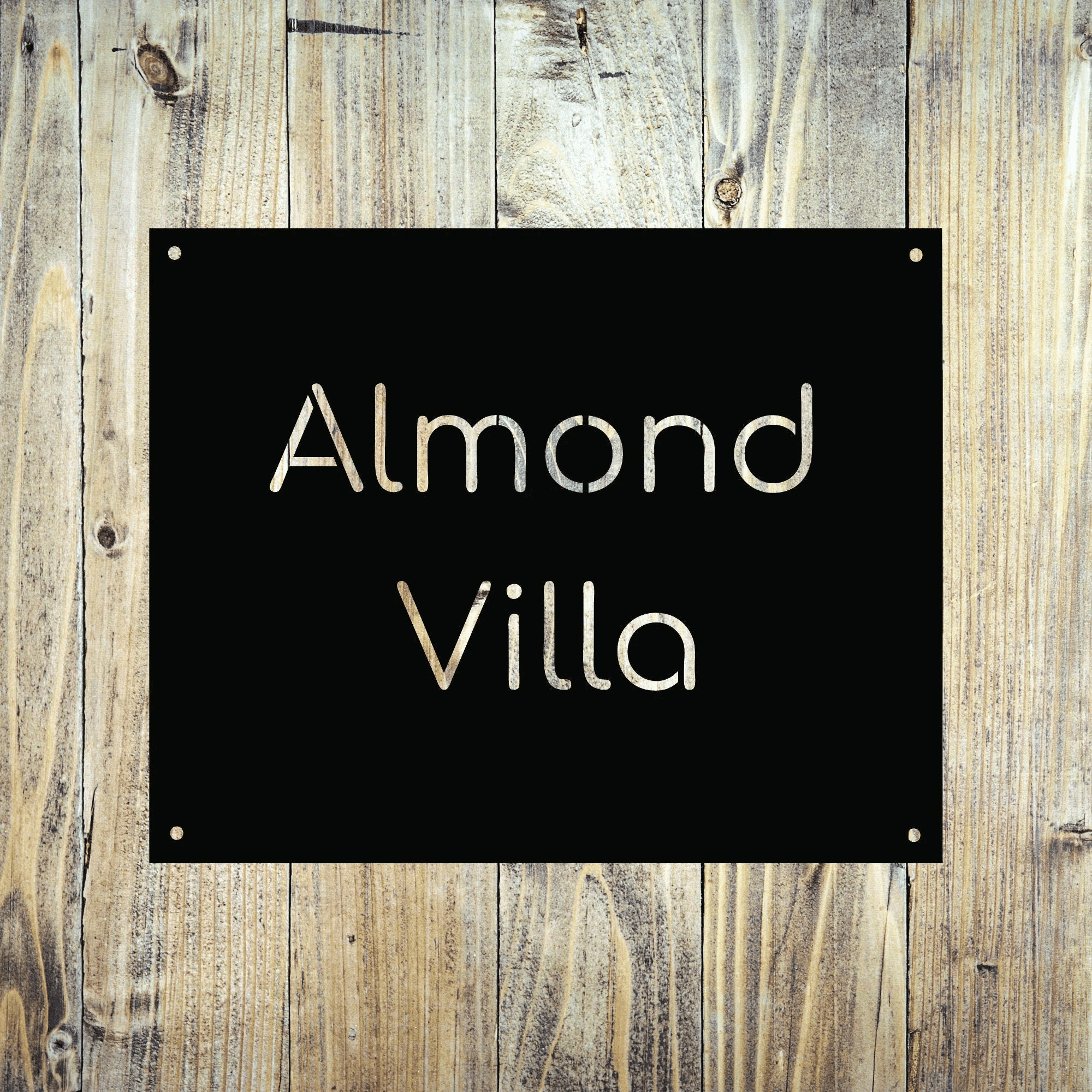 Custom Metal House Sign Laser Cut Metal House Sign Personalised House ...