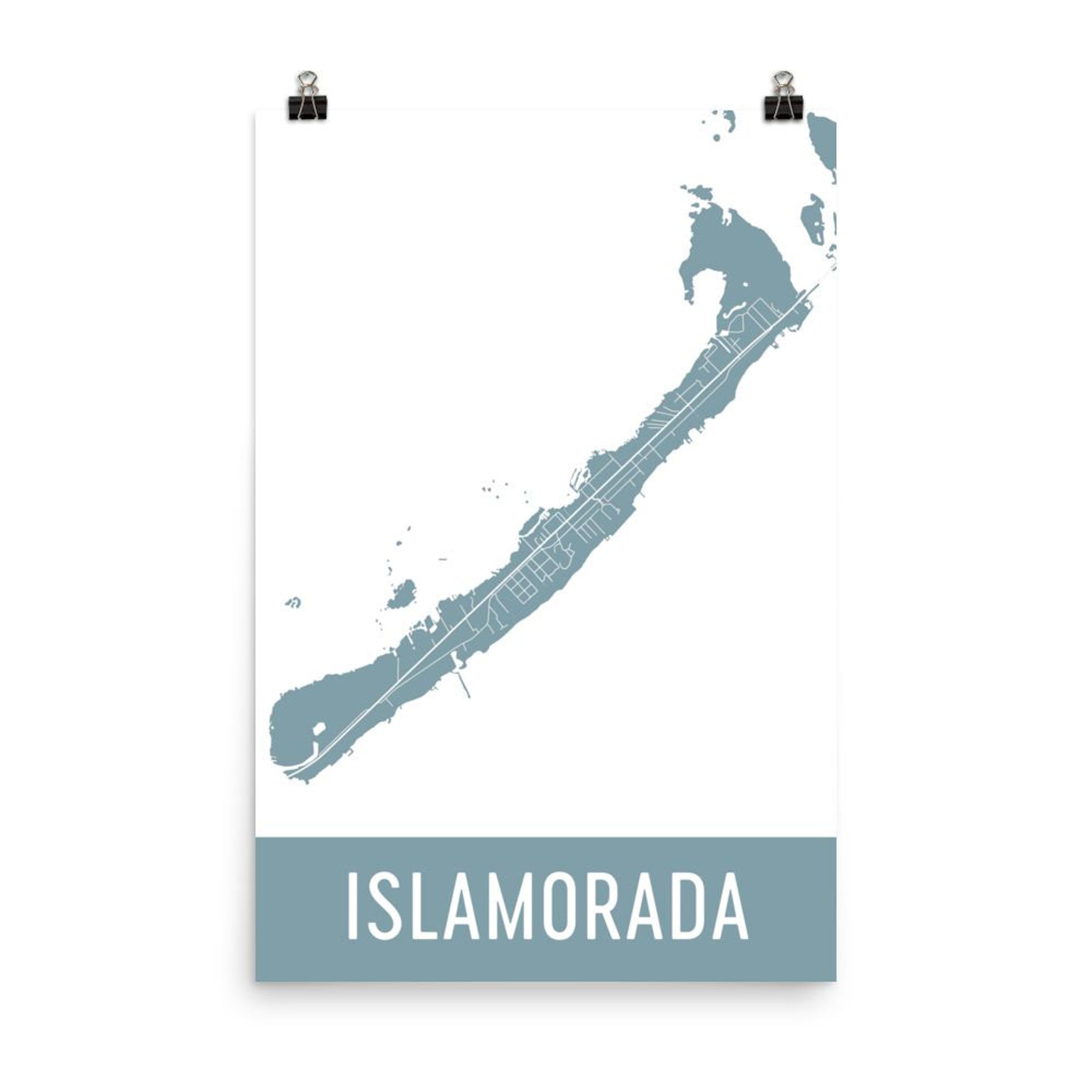 Aeticon Canvas Islamorada Map, Islamorada Art, Islamorada Print ...