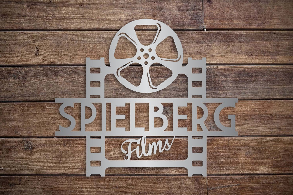 Personalized Retro Film Reel Theater Metal Sign - Home Theater Decor ...