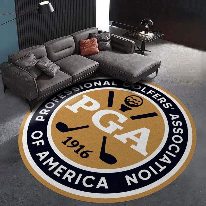 Golf Living Room Round Mat Circle Rug| Aeticon Print - Aeticon