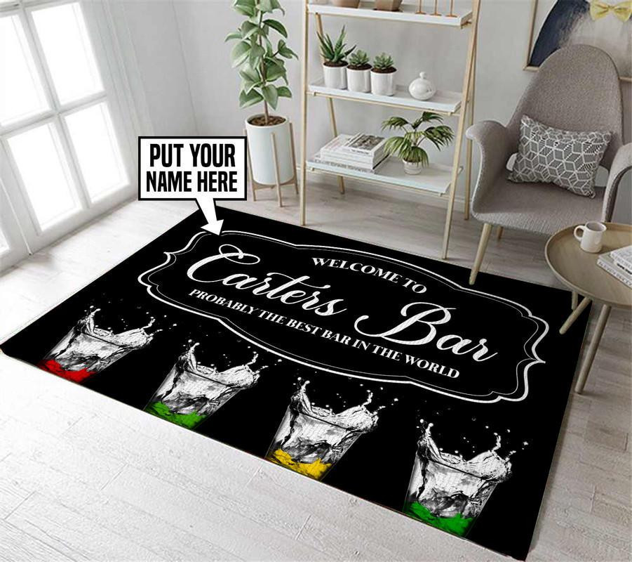 Personalized Bar Runner Shots Glasses Party & Cocktail Club Beer Label ...