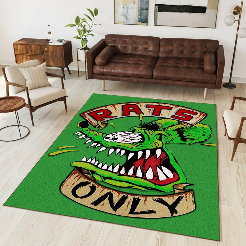 Rat Area Rug Rat Fink Rat Only Area Rug Carpet | Aeticon Print - Aeticon