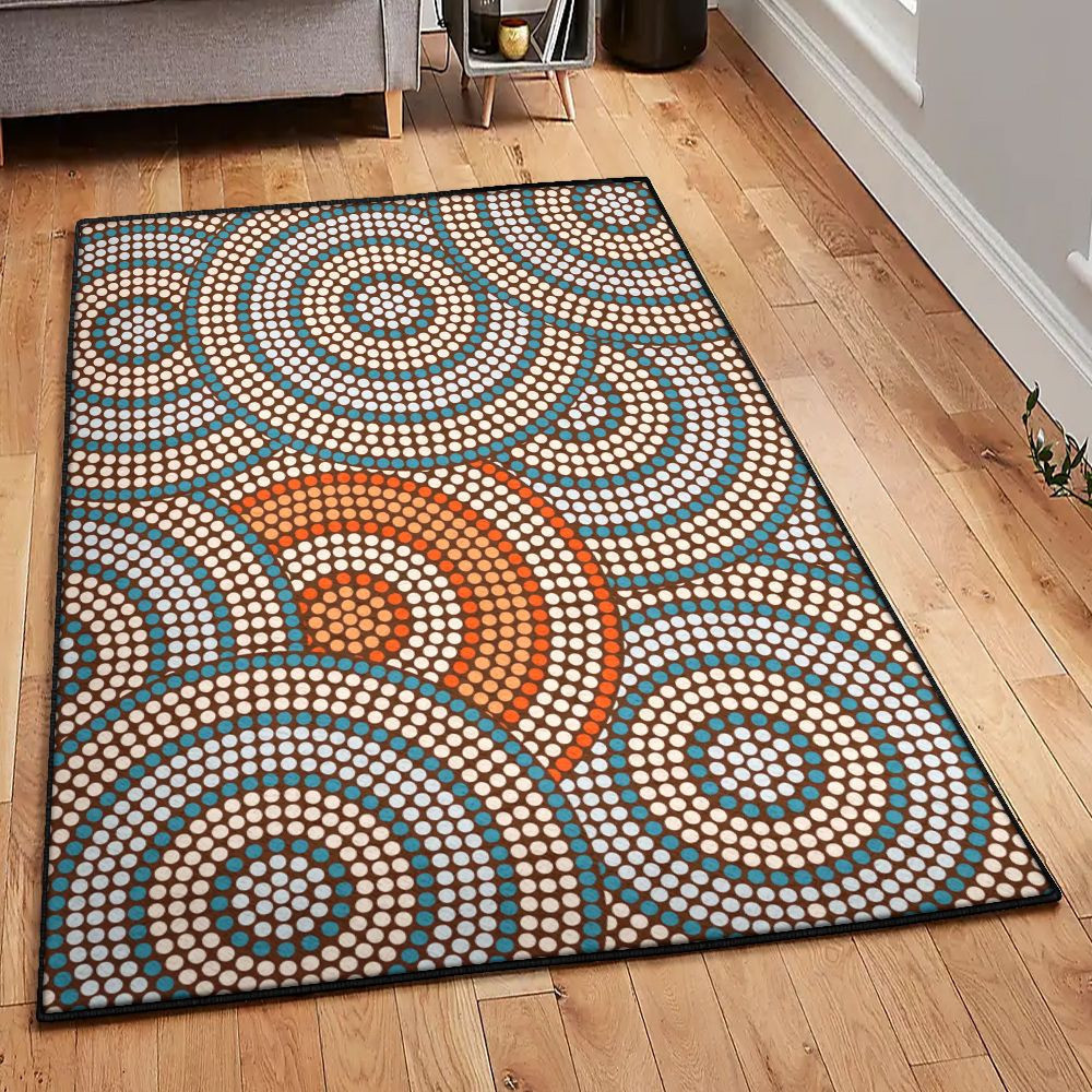 Aboriginal Playroom Rug Aboriginal Rug Rectangle Rugs Washable Area Rug ...
