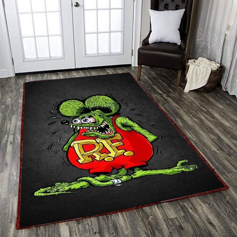Rat Area Rug Hotrod Area Rug Carpet Rat Fink Hot Rod Muscle Car| Rosabella - Aeticon