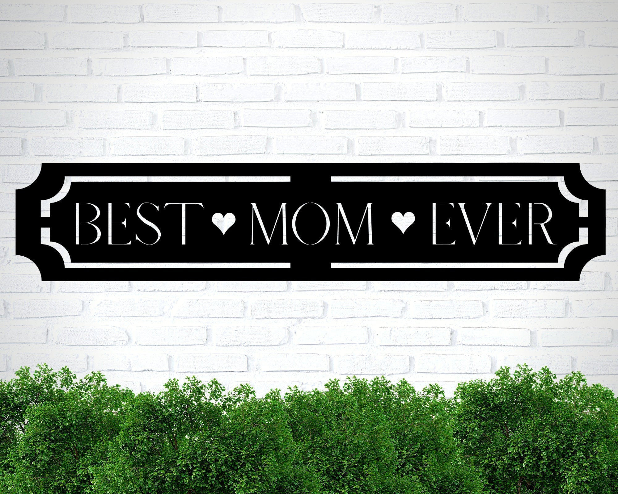 Mom Metal Sign Mother's Day Gift Ideas Gift For Mom Mother's Day Sign Best Mom Ever ...