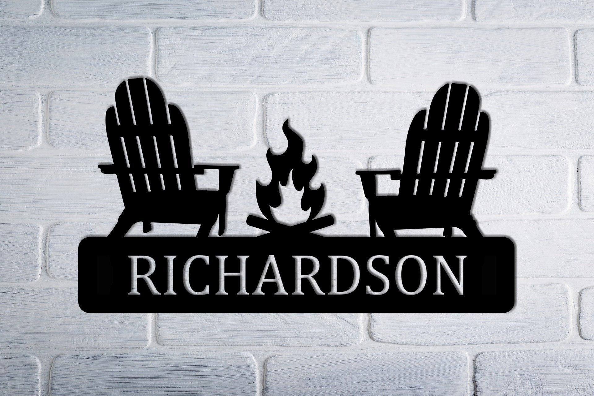 Richardson Chair Metal Sign Wall Decor Outdoor Decor Camping Decor ...