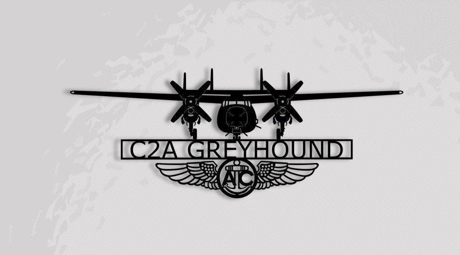 C2a Greyhound (4blade) With Aircrew Wings Carrier Onboard Delivery (cod ...