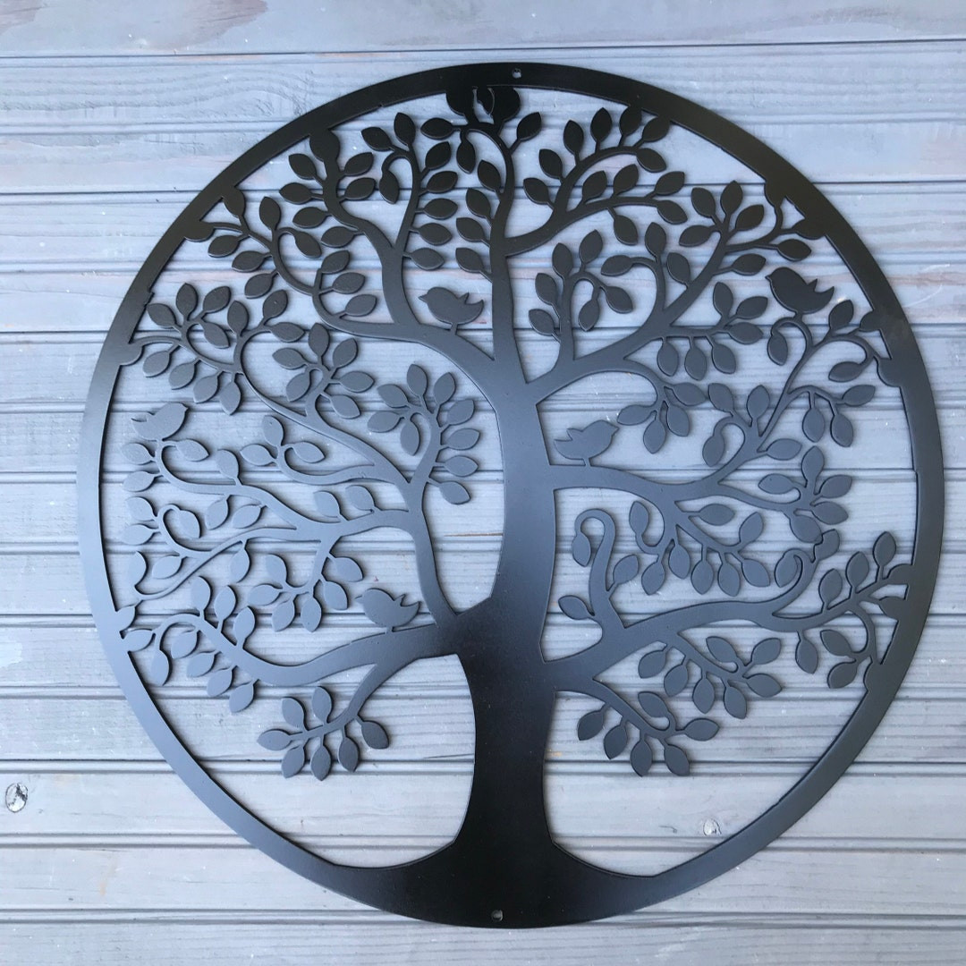 Tree of LIfe Family Tree metal art wall art home decor - Aeticon