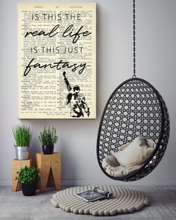 Bohemian Rhapsody Song Dictionary For Queen Fan Canvas Gallery Painting Wrapped Canvas Framed Prints, Canvas Paintings Wrapped Canvas 32x48