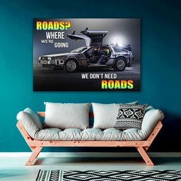 Back To The Future Canvas Wrapped Canvas 16x24