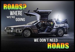 Back To The Future Canvas Wrapped Canvas 8x10