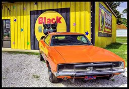 Doh Single Canvas Rectangle The Dukes Of Hazzard General Lee Dodge Charger 00212 Wrapped Canvas 8x10