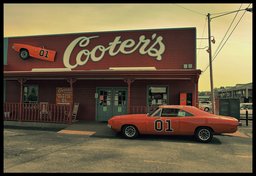 Doh Single Canvas Rectangle General Lee The Dukes Of Hazzard Good Ole Boy Dodge Charger 01459 Wrapped Canvas 8x10