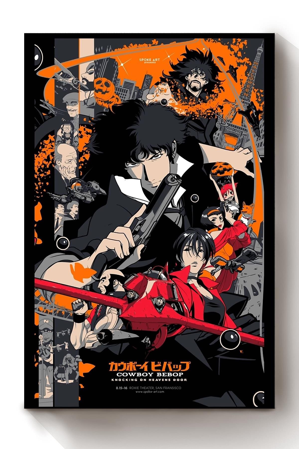 Cowboy Bebop Knocking On Heaven Door Anime Movie Canvas Wrapped Canvas 8x10