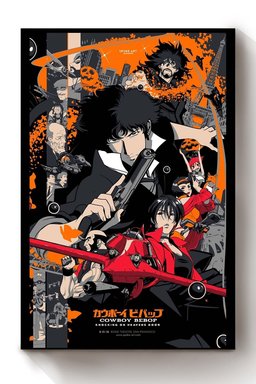 Cowboy Bebop Knocking On Heaven Door Anime Movie Canvas Wrapped Canvas 8x10