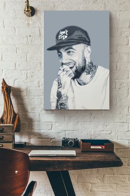 Mac Miller Canvas Celebrity Gift For Mac Miller Fan, Death Anniversary Of Mac Miller, Pop Fan Canvas Framed Prints, Canvas Paintings Wrapped Canvas 20x30