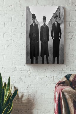Peaky Blinders Movie Gift For Shelby Brothers Fan, Netflix Lover, Detective Film Fan Canvas Framed Prints, Canvas Paintings Wrapped Canvas 12x16