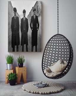 Peaky Blinders Movie Gift For Shelby Brothers Fan, Netflix Lover, Detective Film Fan Canvas Framed Prints, Canvas Paintings Wrapped Canvas 16x24