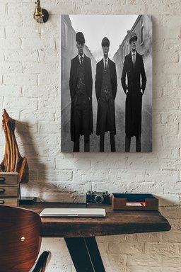 Peaky Blinders Movie Gift For Shelby Brothers Fan, Netflix Lover, Detective Film Fan Canvas Framed Prints, Canvas Paintings Wrapped Canvas 20x30