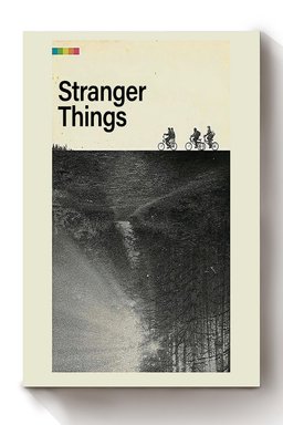 Stranger Things Upside Down Canvas Wrapped Canvas 8x10