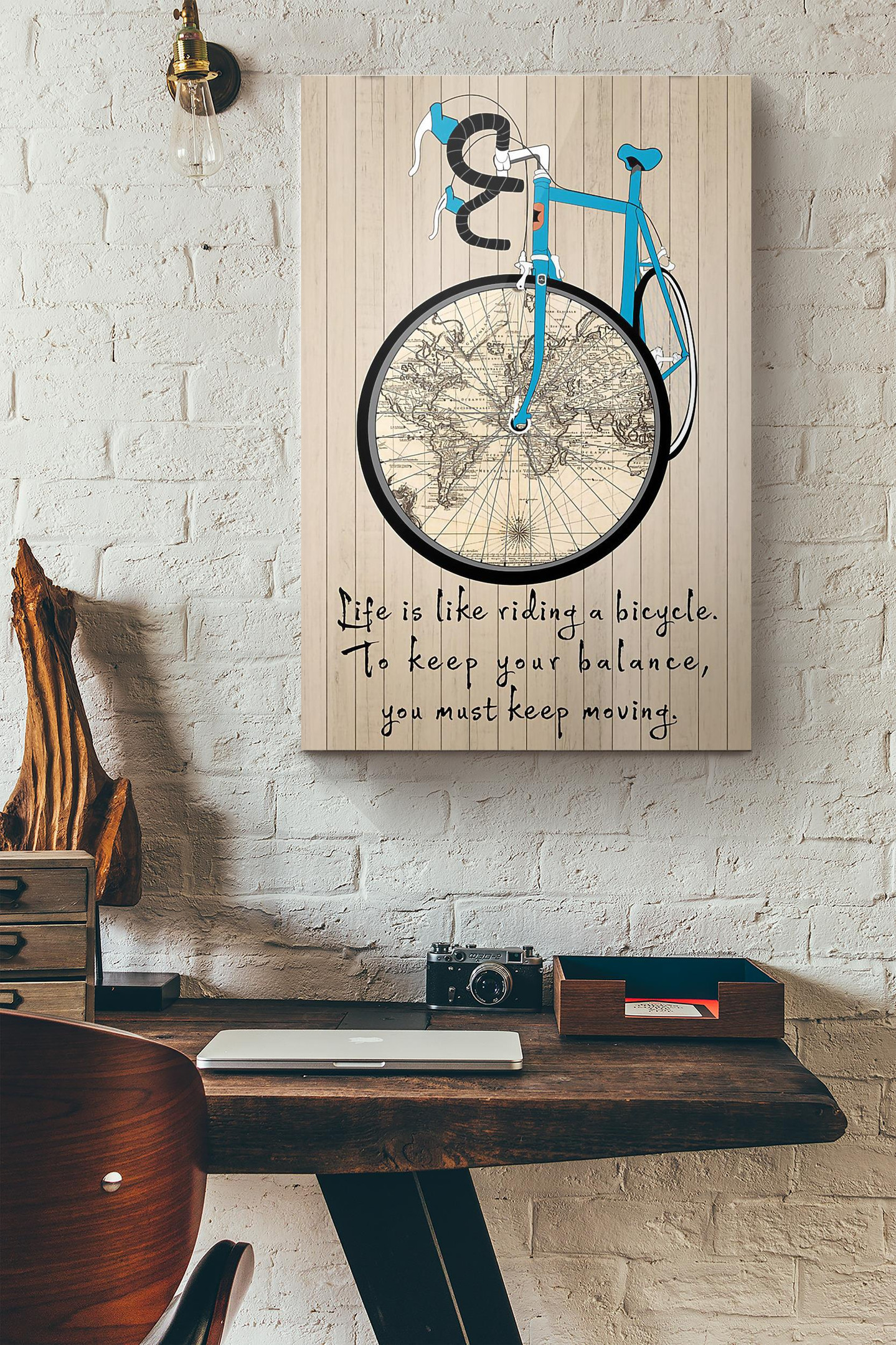 Cycling Life Is Like Riding A Bicycle To Keep Your Balance You Must ...