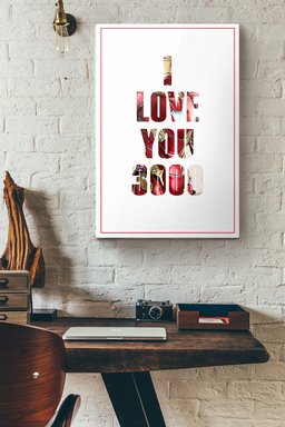 Iron Man I Love You 3000 Canvas Painting Ideas, Canvas Hanging Prints, Gift Idea Framed Prints, Canvas Paintings Wrapped Canvas 8x10