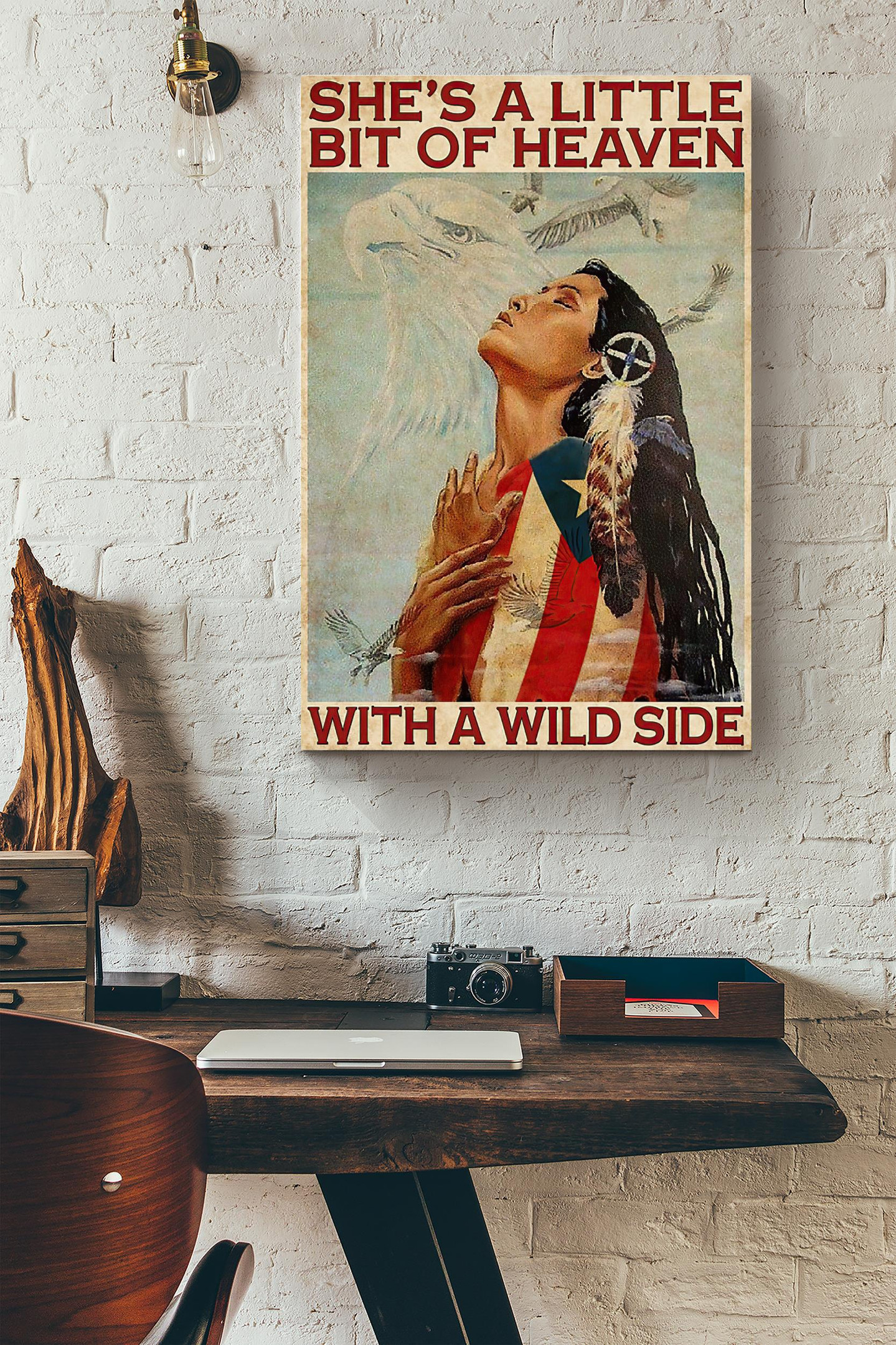 Puerto Rican Girl Shes A Little Bit Of Heaven With A Wild Side Canvas ...