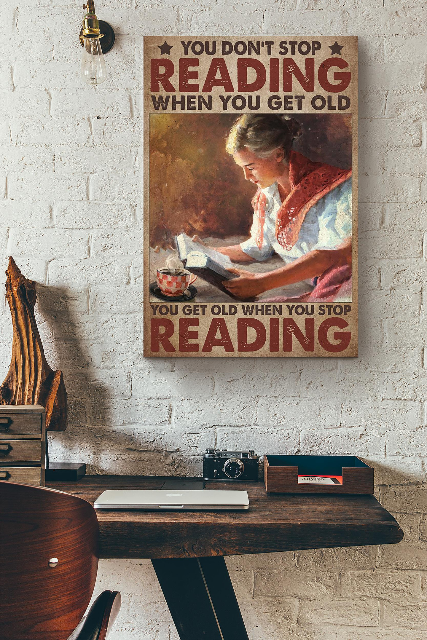 You Dont Stop Reading Book When You Get Old You Get Old When You Stop ...