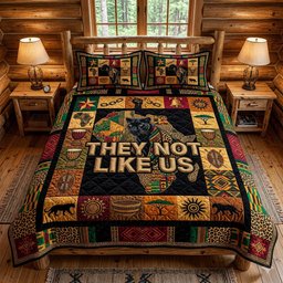 Melanin Pride Christian 3 Piece Quilted Bedding Set Gift For African American Heritage Lovers