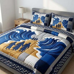 Promise Light Path 3 Piece Quilted Bedding Set Gift For Beach Lovers