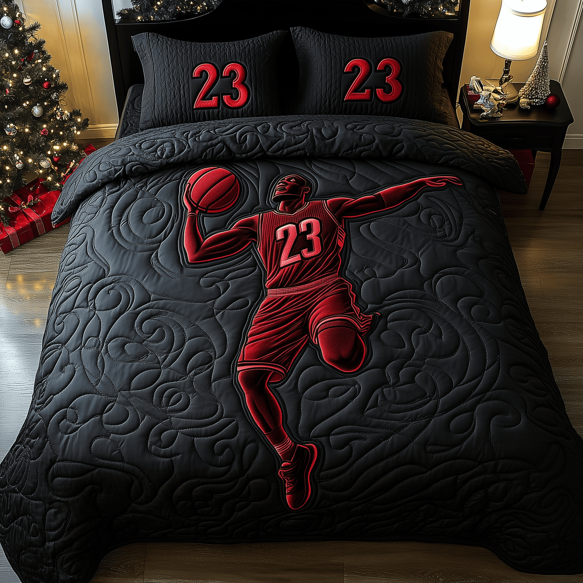 Jordan the Legend 3 Piece Quilted Bedding Set Gift For Sports Fans