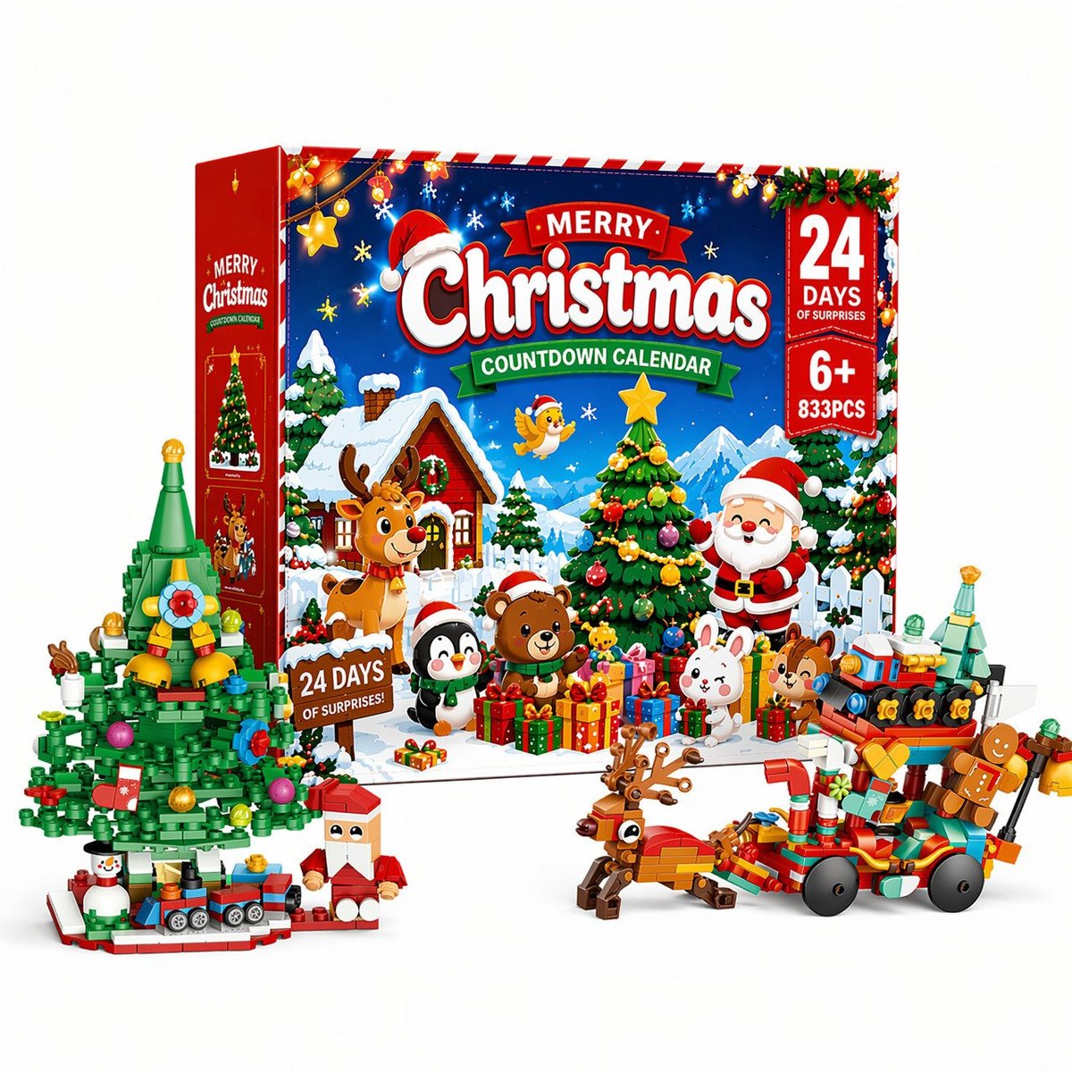 Christmas Village Building Blocks Advent Calendar