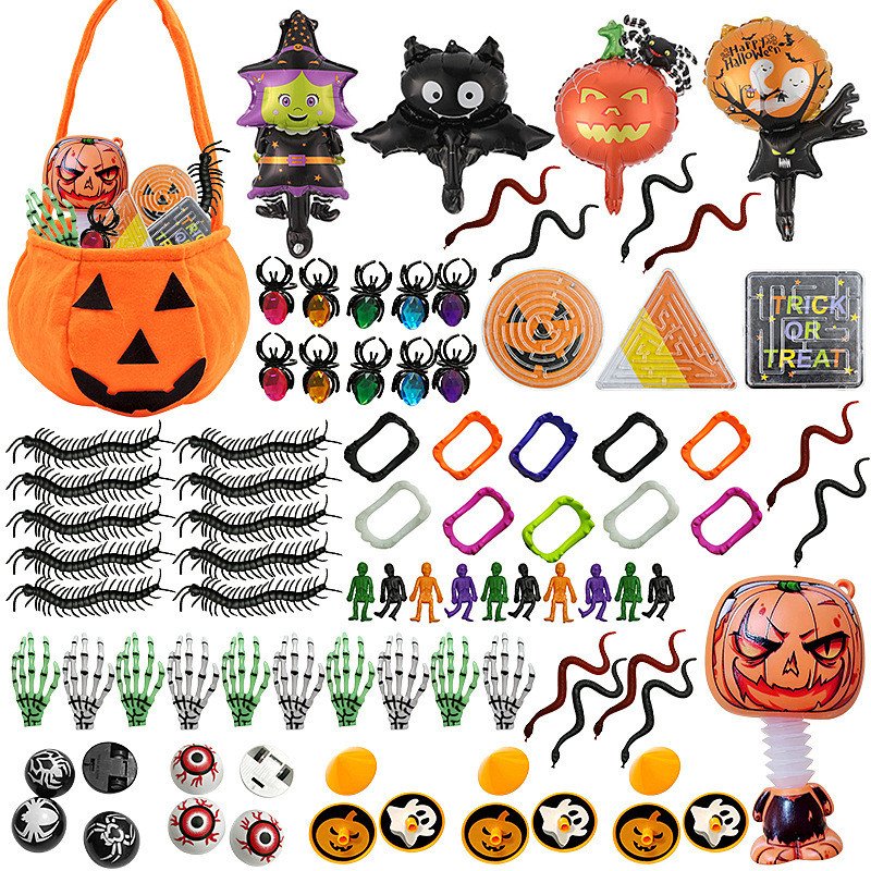 Halloween Pumpkin Basket Party Favors