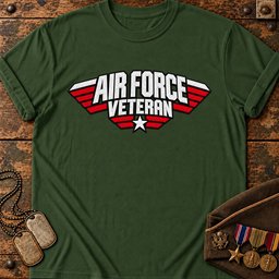Air Force Veteran T Shirt, Hoodie, Polo T-shirt Forest Green