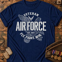 Air Force Eagle Veteran T Shirt, Hoodie, Polo T-shirt Navy